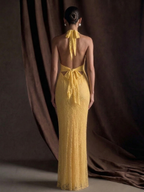 Rückenfreies Spitzenkleid - NURA