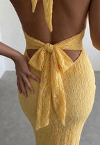 Rückenfreies Spitzenkleid - NURA